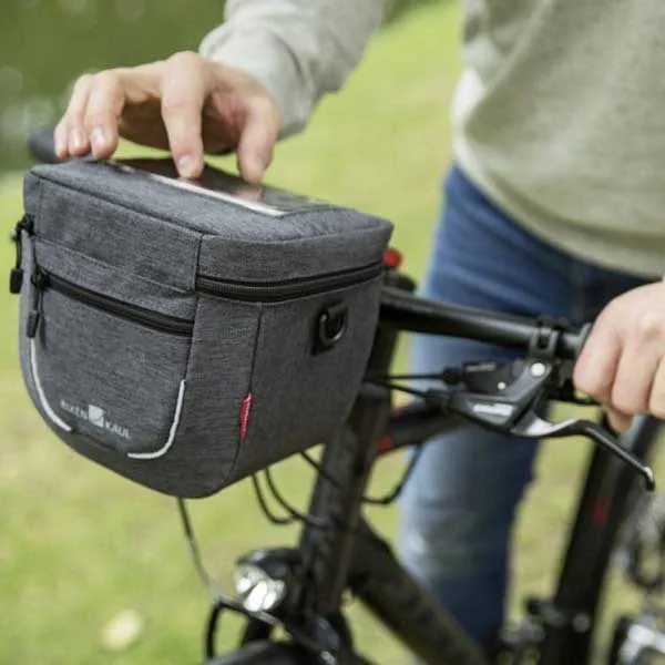 Klickfix Adventure Compact City Lenkertasche 3l, Grey, One Size Klickfix Adventure Compact City Lenkertasche 3l, Grey, One Size