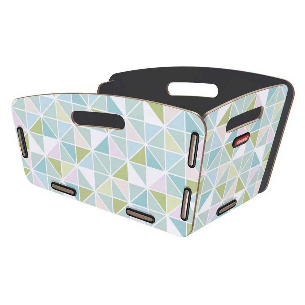 Klickfix Ar Radkiste Racktime Snap It Hinterer Korb 15l, Deco triangle, One Size