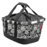 Klickfix Bikebasket Gt Uniklip 2 Hinterer Korb 21l, Black flowers, One Size