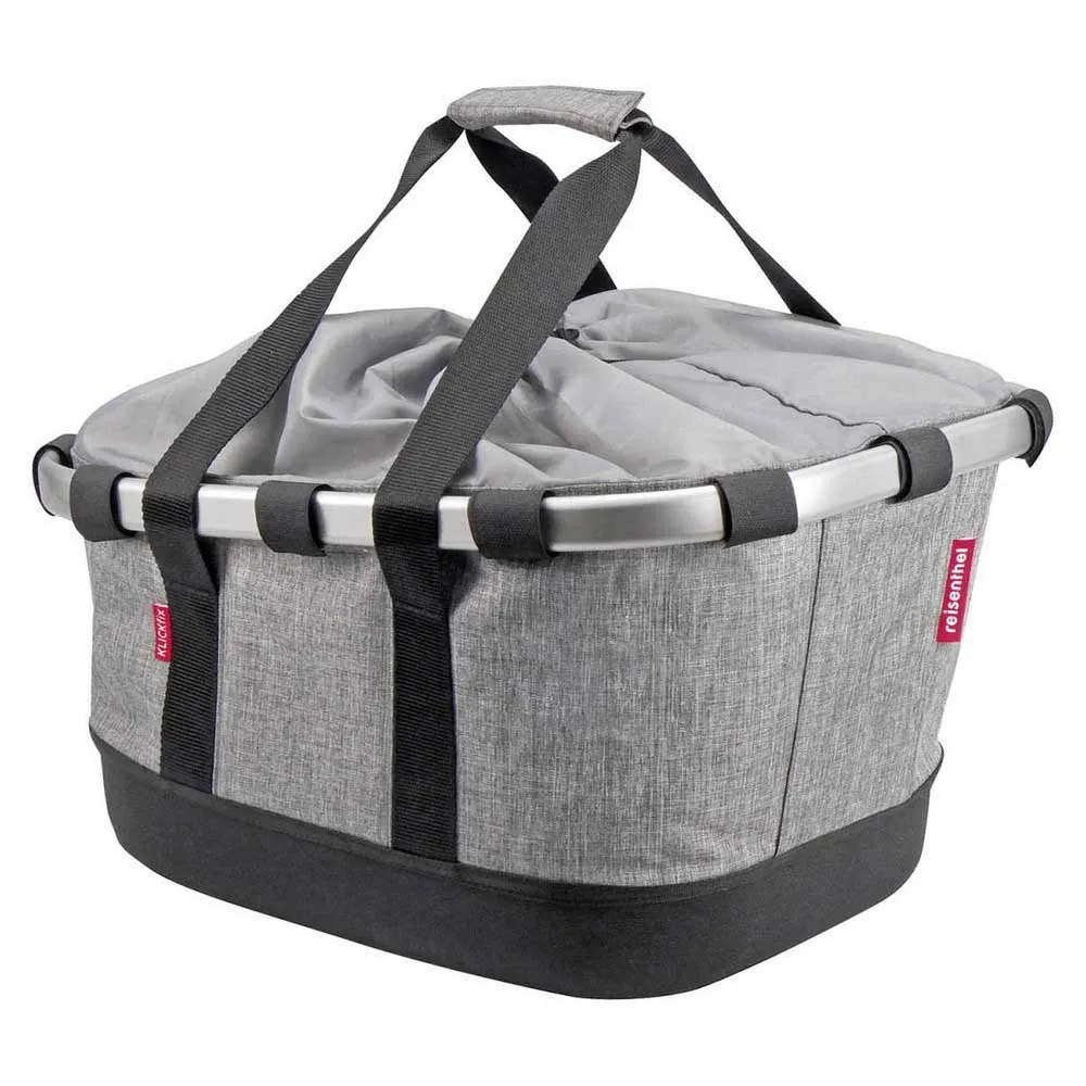 Klickfix Bikebasket Gt Uniklip 2 Twist Hinterer Korb 21l, Silver, One Size Klickfix Bikebasket Gt Uniklip 2 Twist Hinterer Korb 21l, Silver, One Size