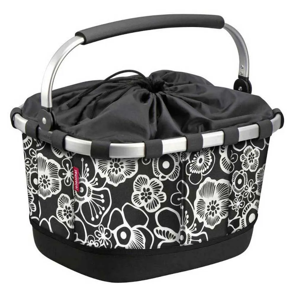 Klickfix Carrybag Uniklip Hinterer Korb 21l, Black flowers, One Size Klickfix Carrybag Uniklip Hinterer Korb 21l, Black flowers, One Size