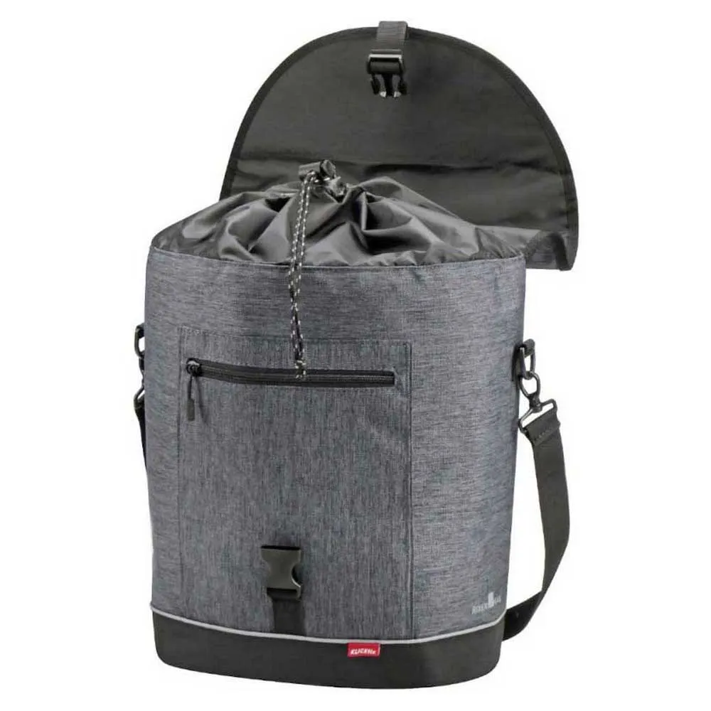 Klickfix Cita 2 Fahrradtasche 18l, Grey, One Size Klickfix Cita 2 Fahrradtasche 18l, Grey, One Size