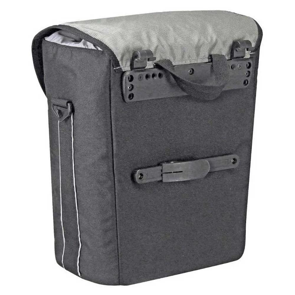 Klickfix Cita Gta Fahrradtasche 18l, Black / silver, One Size Klickfix Cita Gta Fahrradtasche 18l, Black / silver, One Size