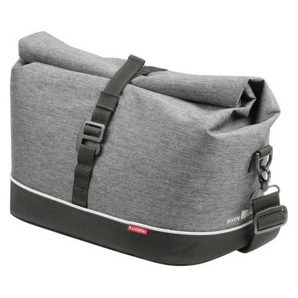 Klickfix City Racktime Snap It Gepäckträgertasche 18l, Black / grey, One Size