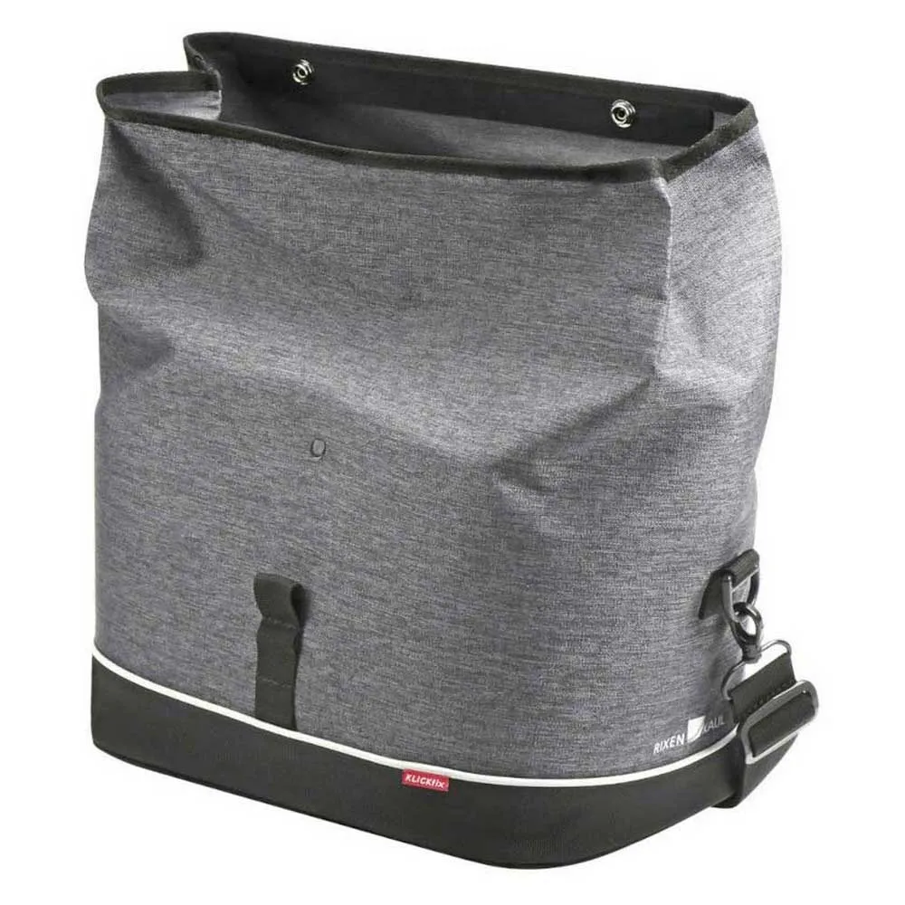 Klickfix City Racktime Snap It Gepäckträgertasche 18l, Black / grey, One Size