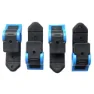 Klickfix City Twist Haken 4 Einheiten, Black / blue, One Size