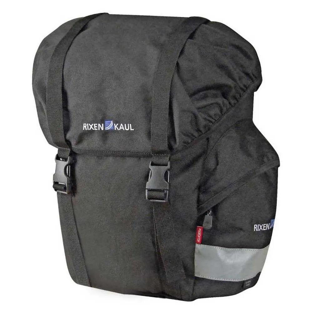 Klickfix Classic Fahrradtaschen 21l, Black / grey, One Size