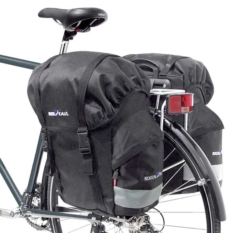 Klickfix Classic Fahrradtaschen 21l, Black / grey, One Size
