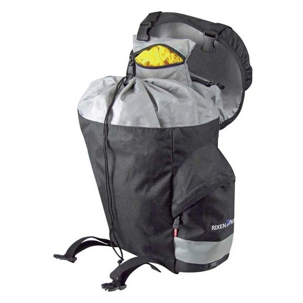 Klickfix Classic Fahrradtaschen 21l, Black / grey, One Size