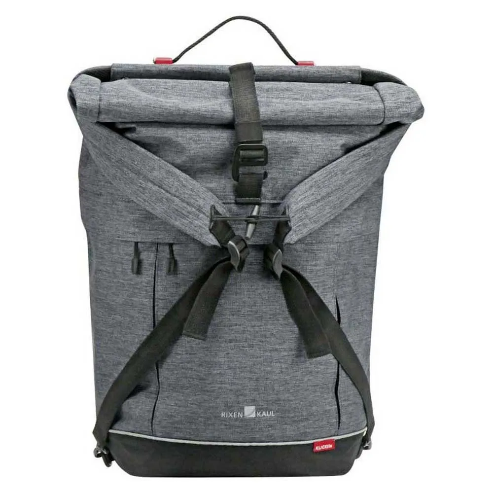 Klickfix Freepack Switch Fahrradtasche 18l, Grey, One Size