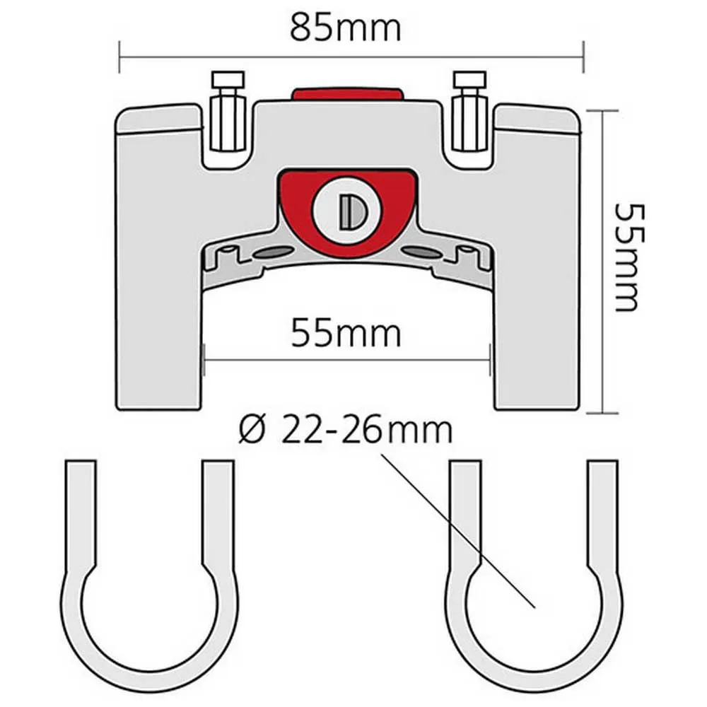 Klickfix Lenker-taschenhalterung, Black, One Size Klickfix Lenker-taschenhalterung, Black, One Size