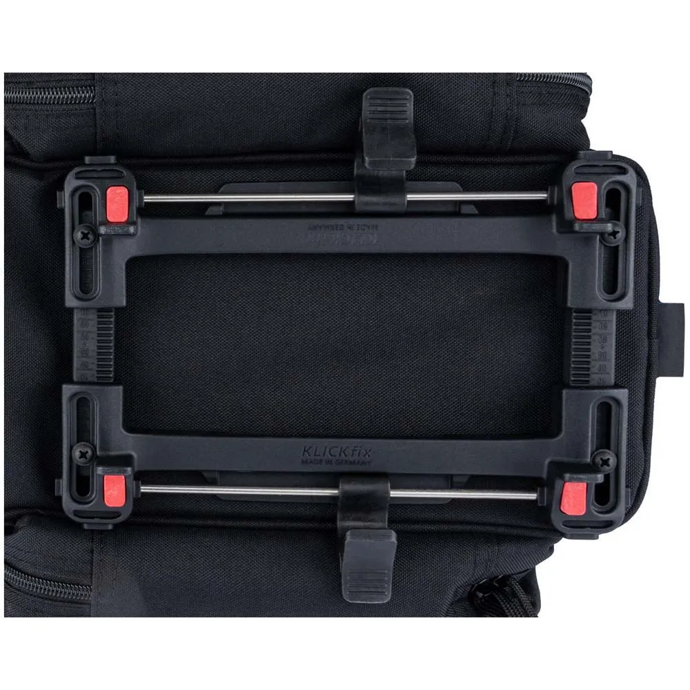 Klickfix Rackpack 2+ Uniklip 2 Gepäckträgertasche 12-16l, Black, One Size Klickfix Rackpack 2+ Uniklip 2 Gepäckträgertasche 12-16l, Black, One Size