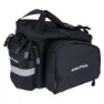 Klickfix Rackpack 2+ Uniklip 2 Gepäckträgertasche 12-16l, Black, One Size