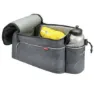 Klickfix Rackpack Light Uniklip 8 Gepäckträgertasche, Grey, One Size