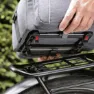 Klickfix Rackpack Light Uniklip 8 Gepäckträgertasche, Grey, One Size