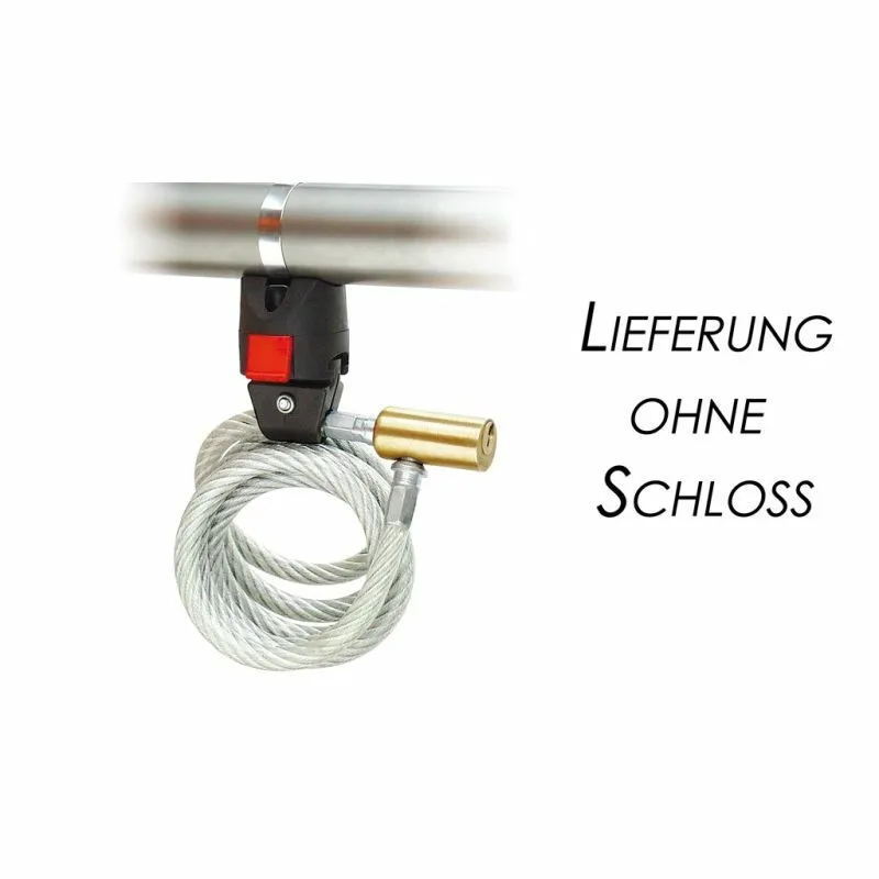 Klickfix Sattelstützenadapter für Fahrradschlösser Unisex, weiß, TU