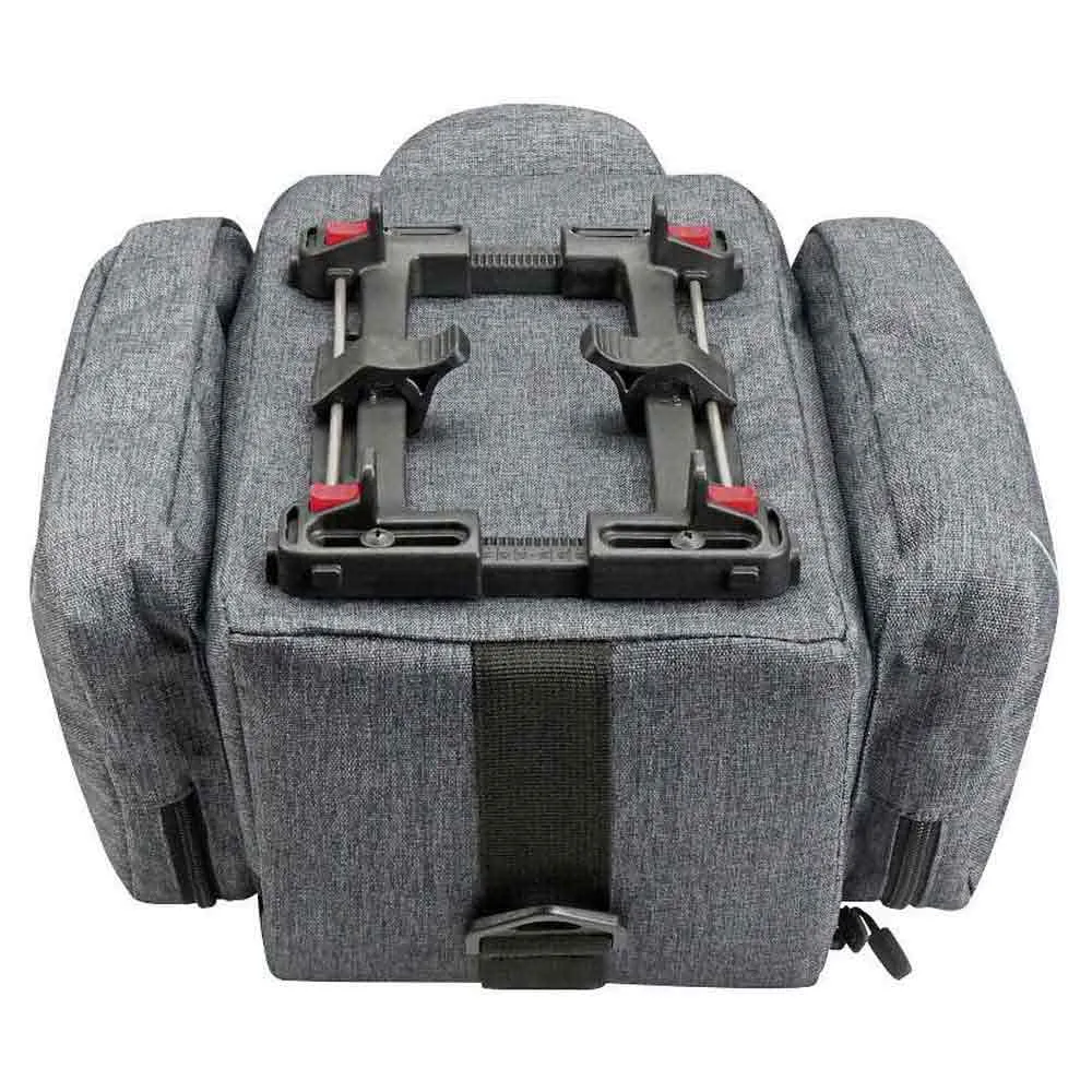 Klickfix Sport Plus Uniklip 2 K0269ubgr Gepäckträgertasche 18l, Grey, One Size
