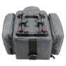 Klickfix Sport Plus Uniklip 2 K0269ubgr Gepäckträgertasche 18l, Grey, One Size