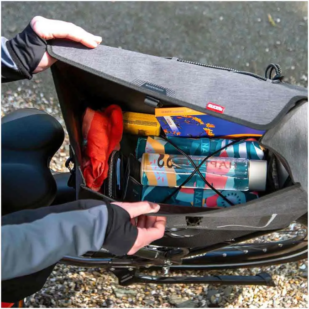 Klickfix Sport Wp Uniklip Gepäckträgertasche 12l, Grey, One Size