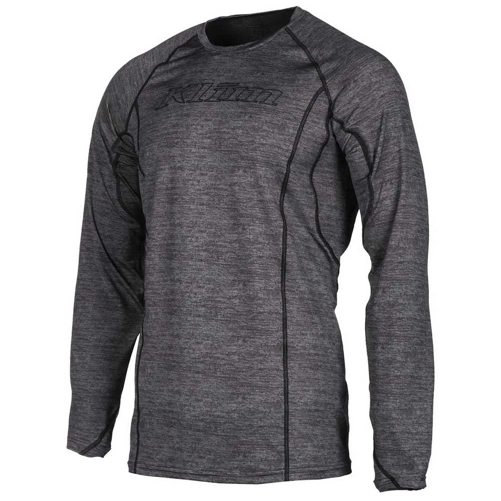 Klim Aggressor 1.0 Langarm-baselayer, Black heather Klim Aggressor 1.0 Langarm-baselayer, Black heather
