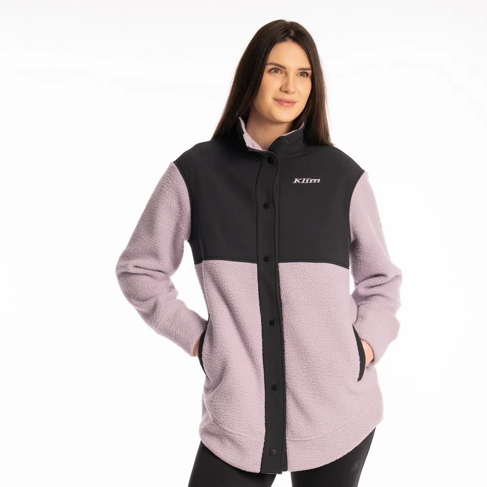 Klim High Pile Fleece Mit Durchgehendem Reißverschluss Klim High Pile Fleece Mit Durchgehendem Reißverschluss