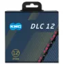 KMC Dlc 12s Kette, Black / pink, 126 Links