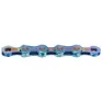 KMC X11 Waxed Kette, Aurora blue, 118 Links, 11s