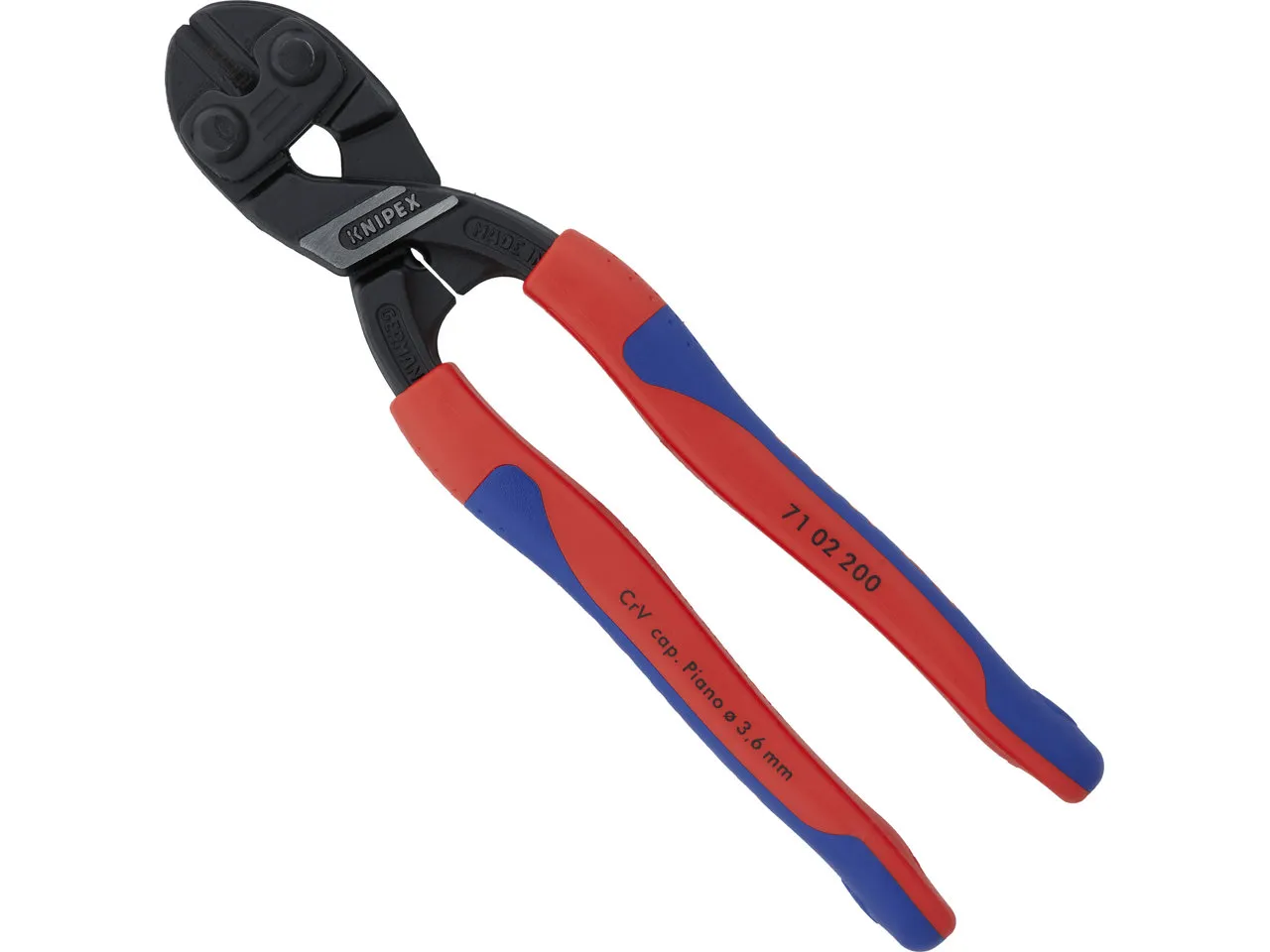 Knipex CoBolt Kompakt-Bolzenschneider, Rot-blau, 200mm Knipex CoBolt Kompakt-Bolzenschneider, Rot-blau, 200mm