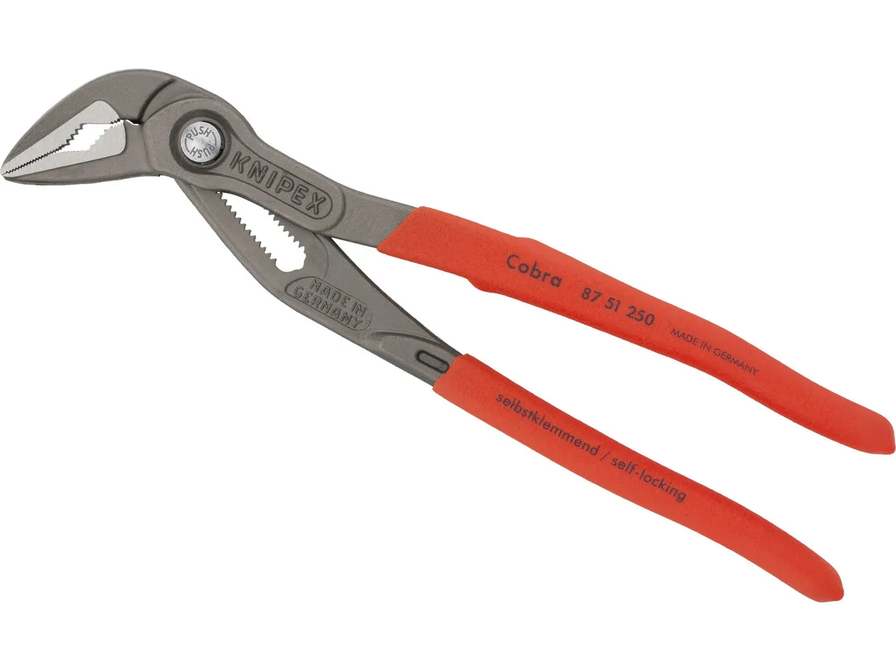 Knipex Cobra® ES Wasserpumpenzange extra-schlank, Rot, 250mm Knipex Cobra® ES Wasserpumpenzange extra-schlank, Rot, 250mm