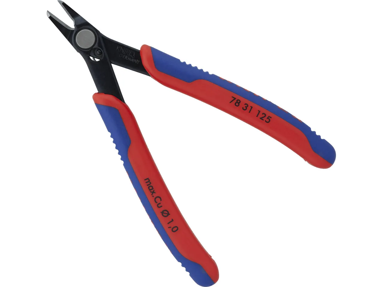 Knipex Electronic Super Knips, Rot-blau, 125mm