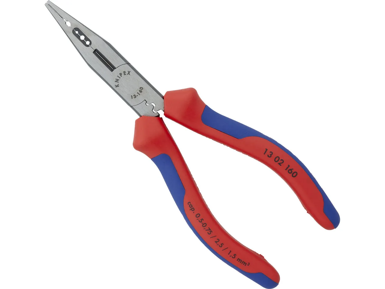 Knipex Verdrahtungszange, Rot-blau, 160mm Knipex Verdrahtungszange, Rot-blau, 160mm