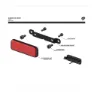 Knog Blinder E Rh E-bike Rücklicht, Black / red, 25 Lumina