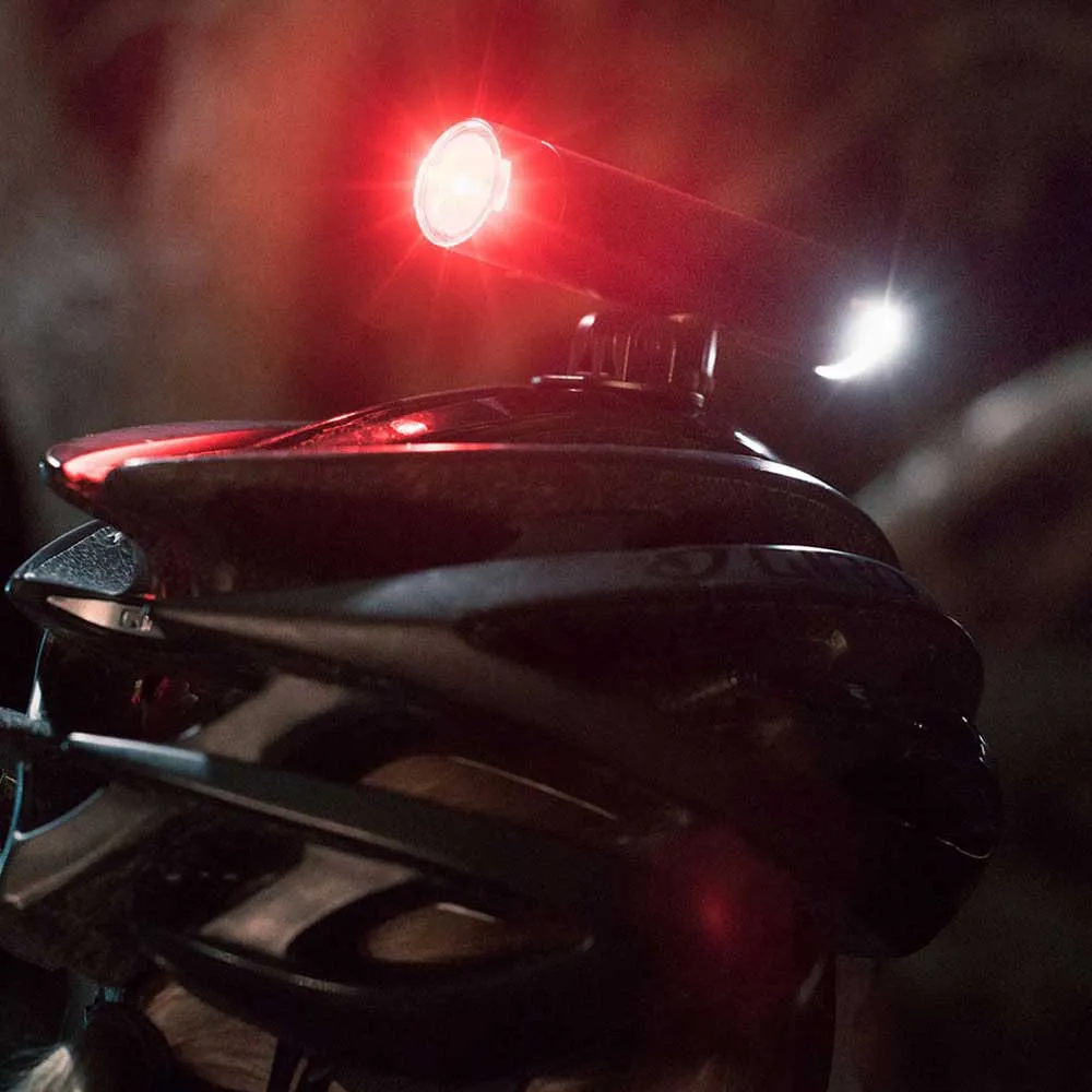 Knog Headlamp+pwr Helmhalterung, Black / red, One Size Knog Headlamp+pwr Helmhalterung, Black / red, One Size