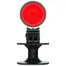 Knog Headlamp+pwr Helmhalterung, Black / red, One Size