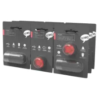 Knog Plug Starter Wall Rücklicht 16 Einheiten Knog Plug Starter Wall Rücklicht 16 Einheiten