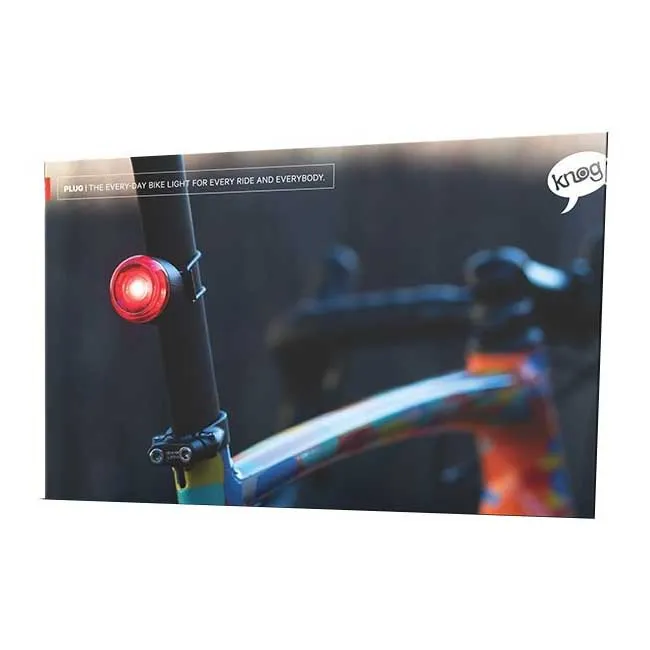 Knog Plug Starter Wall Rücklicht 16 Einheiten, Red, One Size