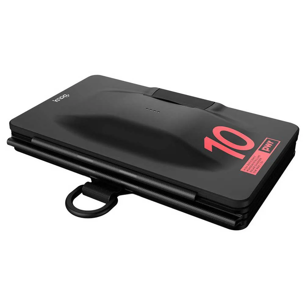 Knog Pwr 10w Folding Solar Ladegerät, Black, One Size Knog Pwr 10w Folding Solar Ladegerät, Black, One Size