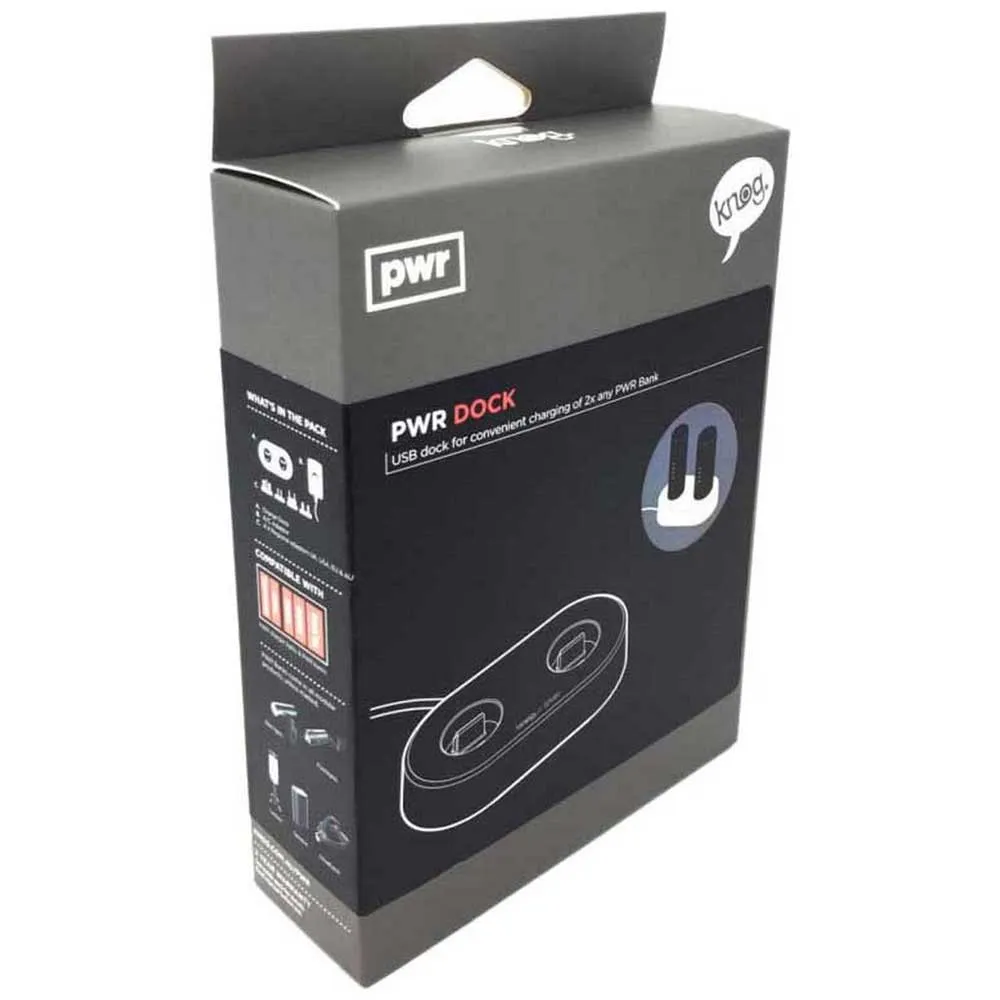 Knog Pwr Usb-dock, Black, One Size Knog Pwr Usb-dock, Black, One Size