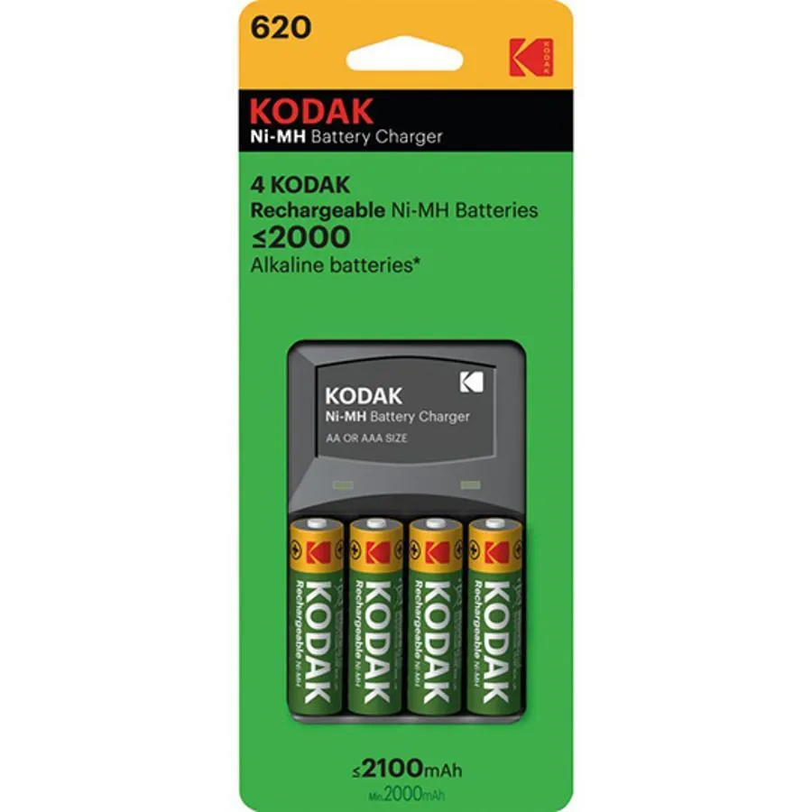 Kodak Batterieladegerät AA / AAA Unisex, grün, TU Kodak Batterieladegerät AA / AAA Unisex, grün, TU