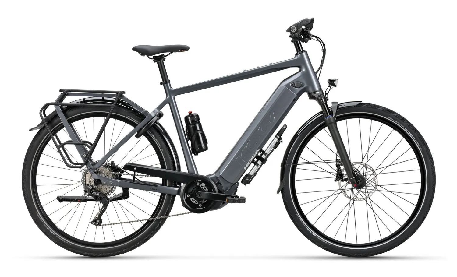Koga E-WorldTraveller Suspension Gents Graphite High Gloss 28" 750 Wh Diamant Koga E-WorldTraveller Suspension Gents Graphite High Gloss 28" 750 Wh Diamant