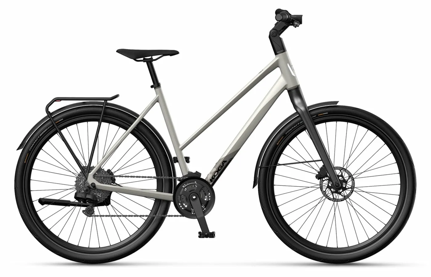 Koga F3 7.0 - 30K Trapez, Grau, 47cm Koga F3 7.0 - 30K Trapez, Grau, 47cm