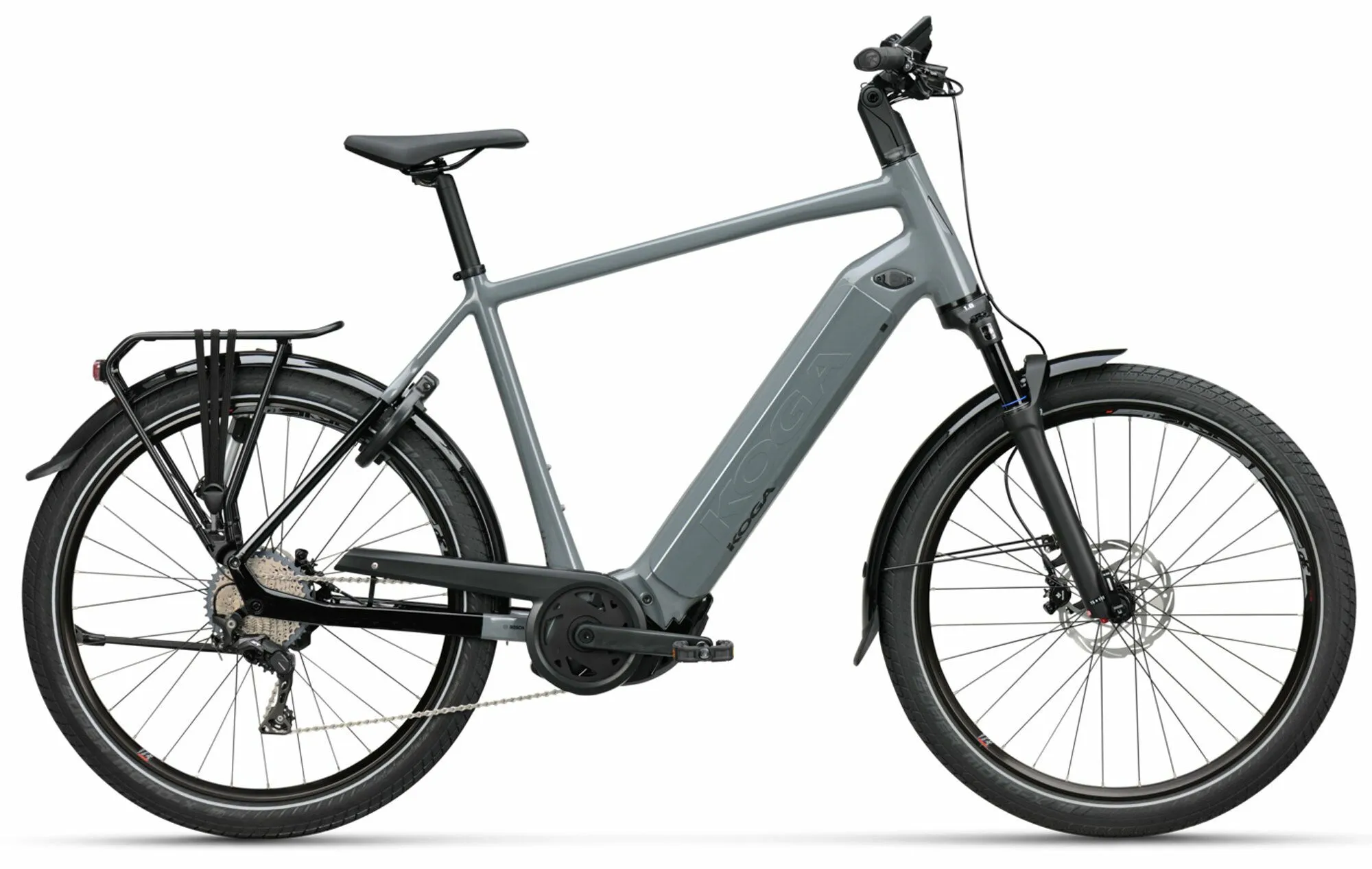 Koga Pace B05 Gents Suspension Basalt grey / Black High Gloss 27,5" 625 Wh Diamant