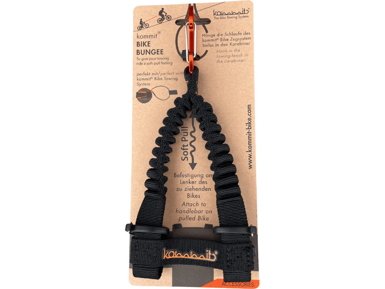 kommit Bike Bungee Adapter, Schwarz kommit Bike Bungee Adapter, Schwarz