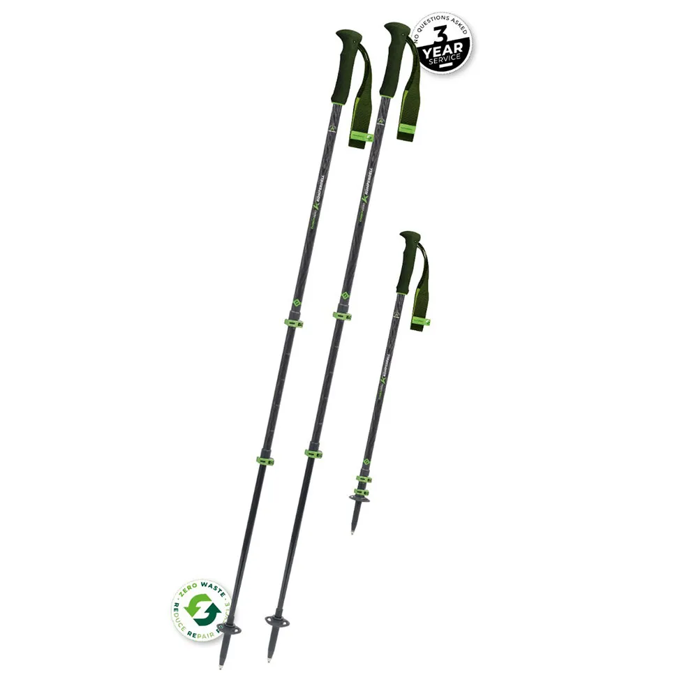 Komperdell Carbon Evo Zero Stöcke, 105-140cm