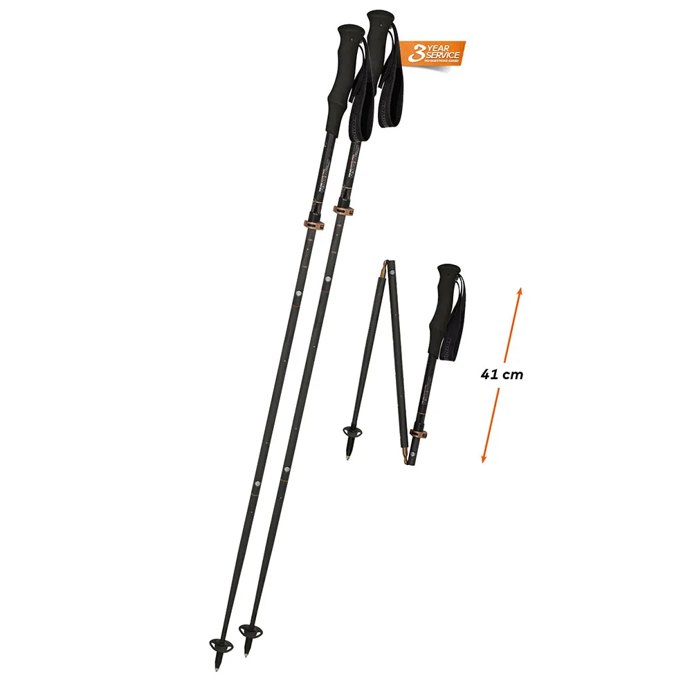 Komperdell Carbon Fxp.4 Summit Vario Stöcke, 115-135cm