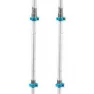 Komperdell Explorer Contour Powerlock Stöcke, Grey / blue, 105-140cm