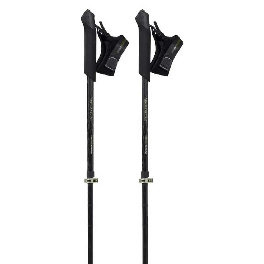 Komperdell Poniente Carbon Vario Stöcke, Black, 105-125cm