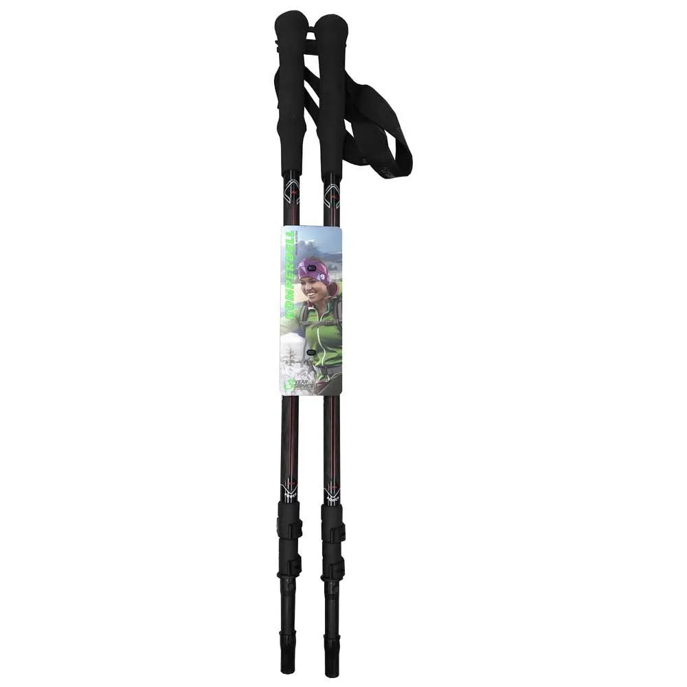 Komperdell Summit Carbon Powerlock Stöcke, Black, 110-140cm Komperdell Summit Carbon Powerlock Stöcke, Black, 110-140cm