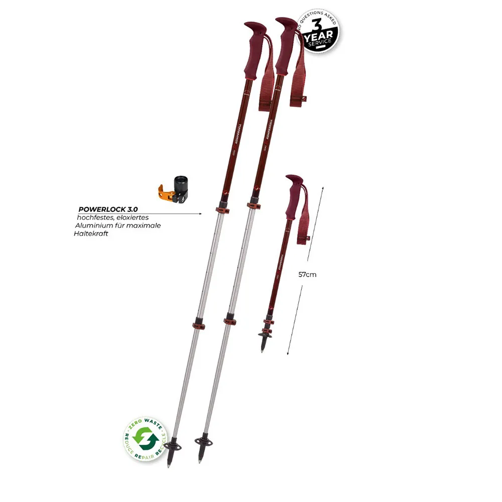 Komperdell Trailmaster Zero Compact Stöcke, 105-140cm Komperdell Trailmaster Zero Compact Stöcke, 105-140cm