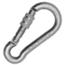 Kong Aisi 316 100 Mm Kn12 Karabinerhaken, Silver, One Size
